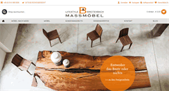 Desktop Screenshot of massivholz-moebel.com