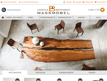 Tablet Screenshot of massivholz-moebel.com
